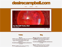 Tablet Screenshot of desirecampbell.com